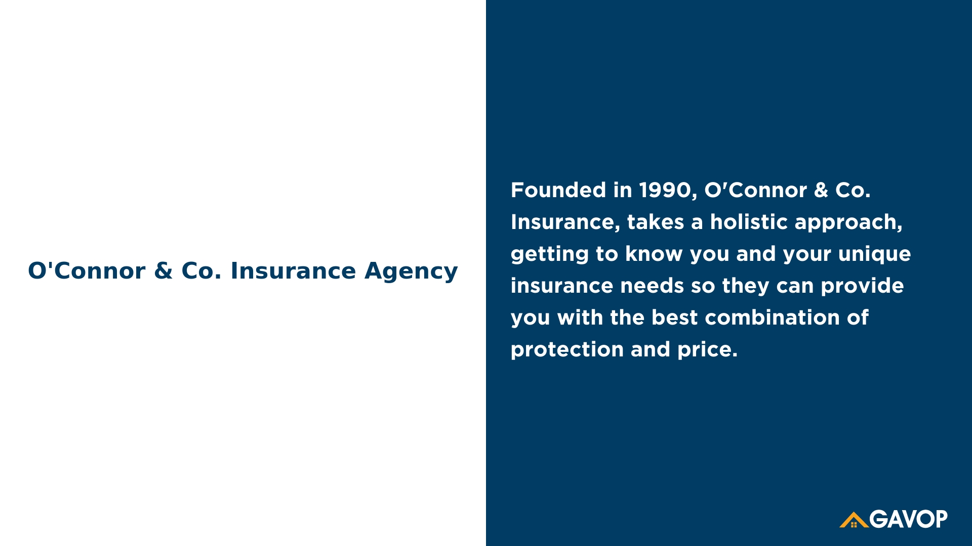 O'Connor & Co. Insurance Agency